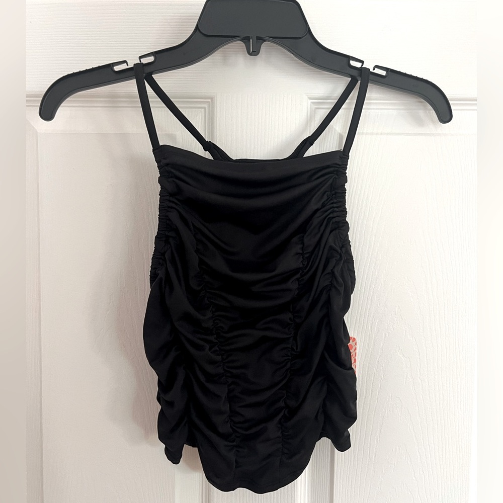 Free People Movement Shirr Cutout Camisole